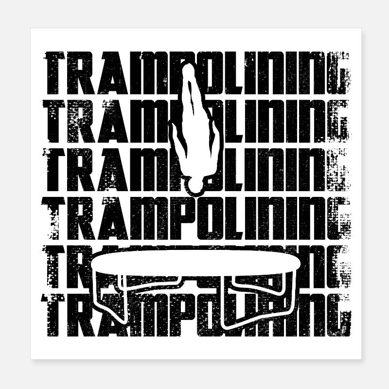 Trampoline operator Poster 8" x 8" (20x20 cm)