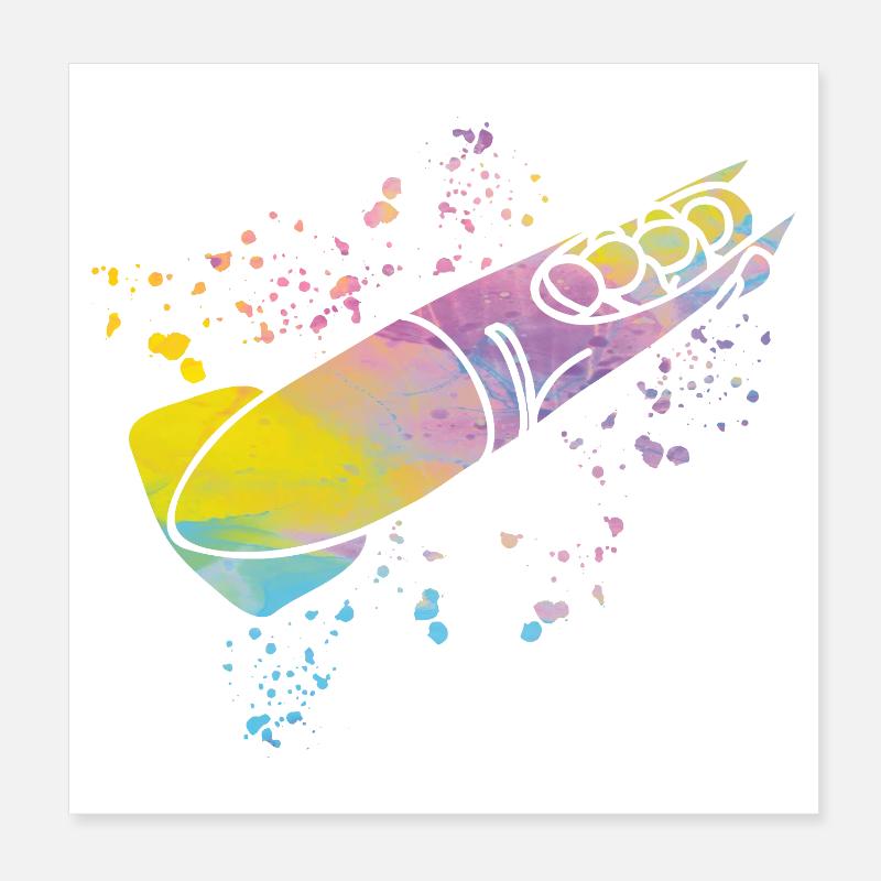 Bob Team Anschieber Bob Poster 20x20 cm