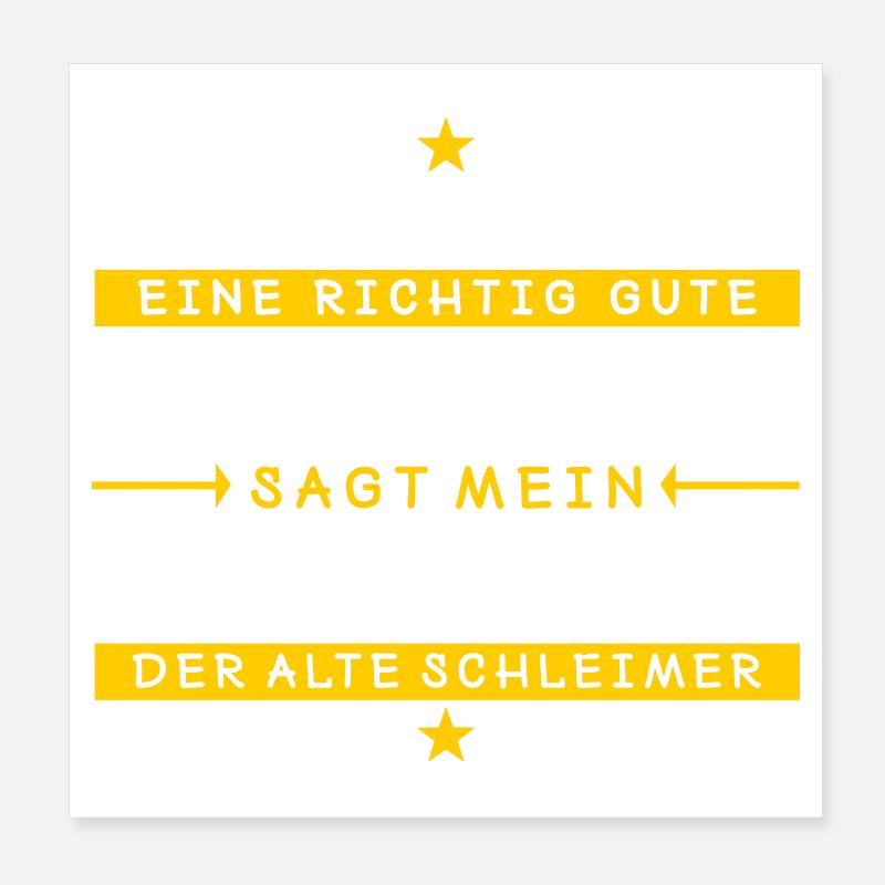 Ich bin Schwiegermutter Poster 20x20 cm
