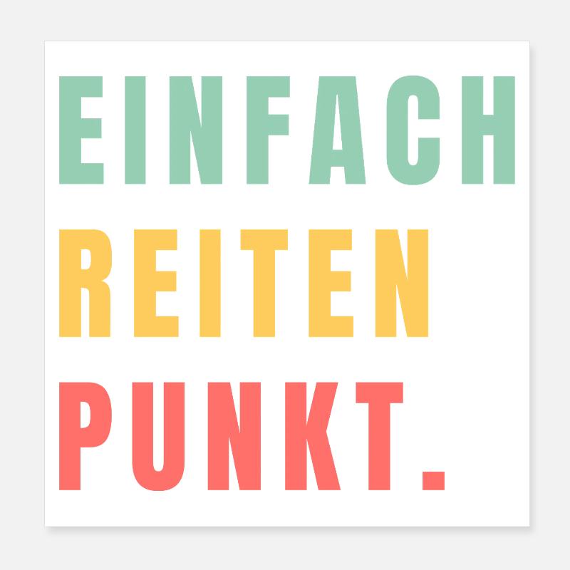 Easy riding point. Poster 8" x 8" (20x20 cm)