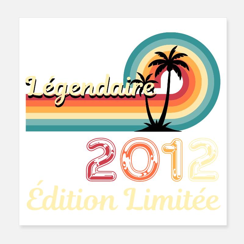 Legendary 2012, Limited Edition Poster 8" x 8" (20x20 cm)