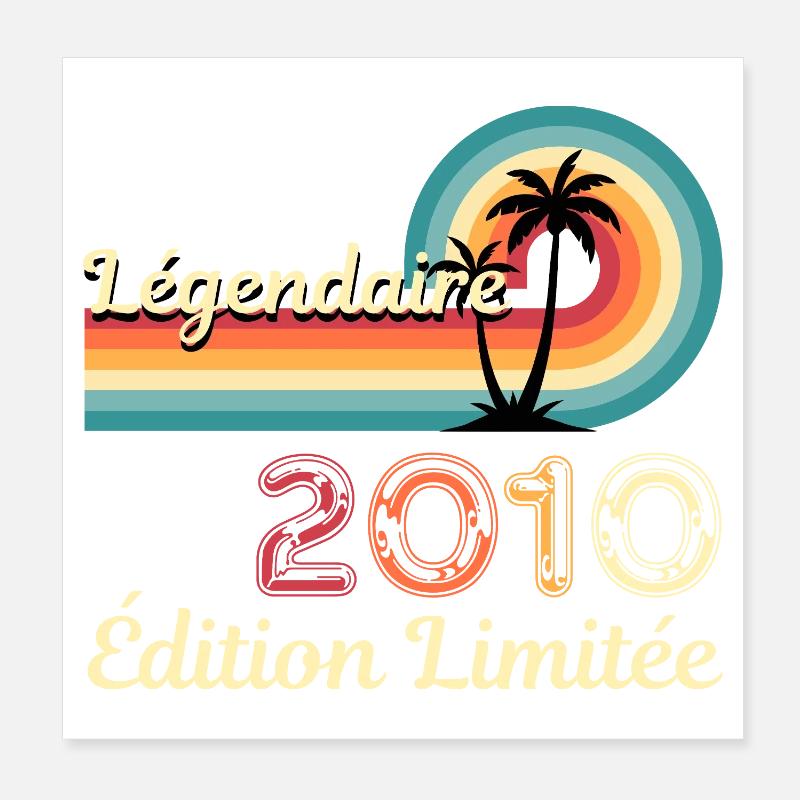 Legendary 2010, Limited Edition Poster 20x20 cm