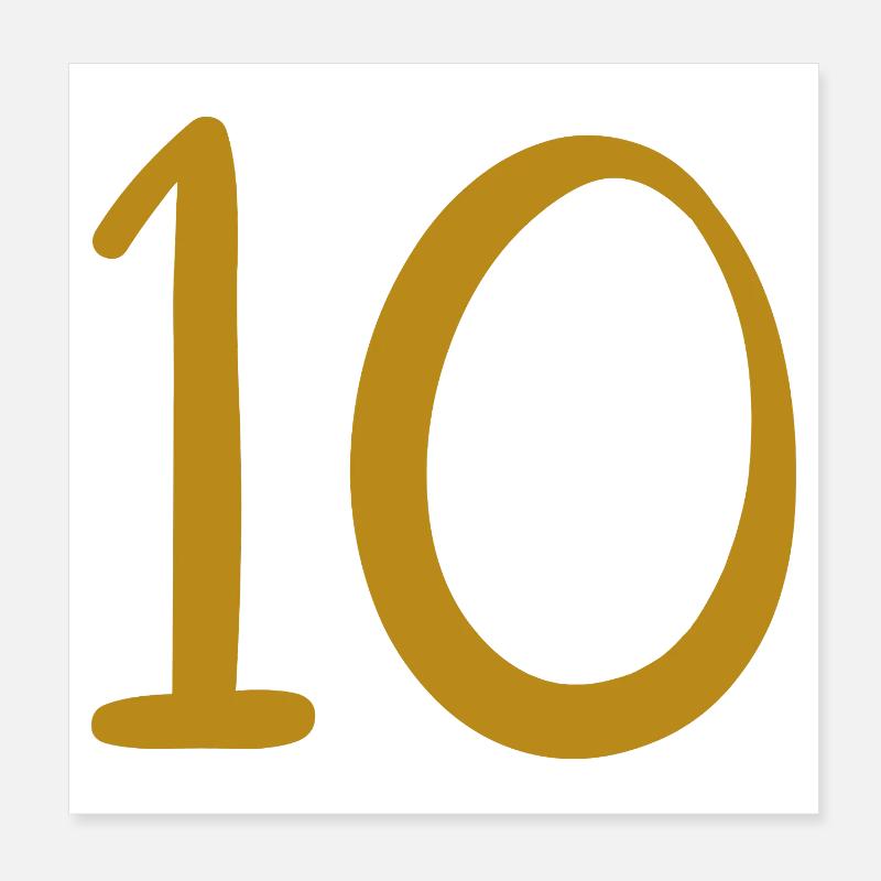 10 Poster 20 x 20 cm