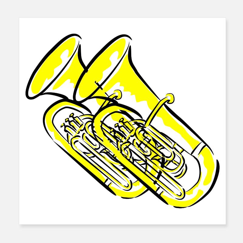 music Poster 8" x 8" (20x20 cm)