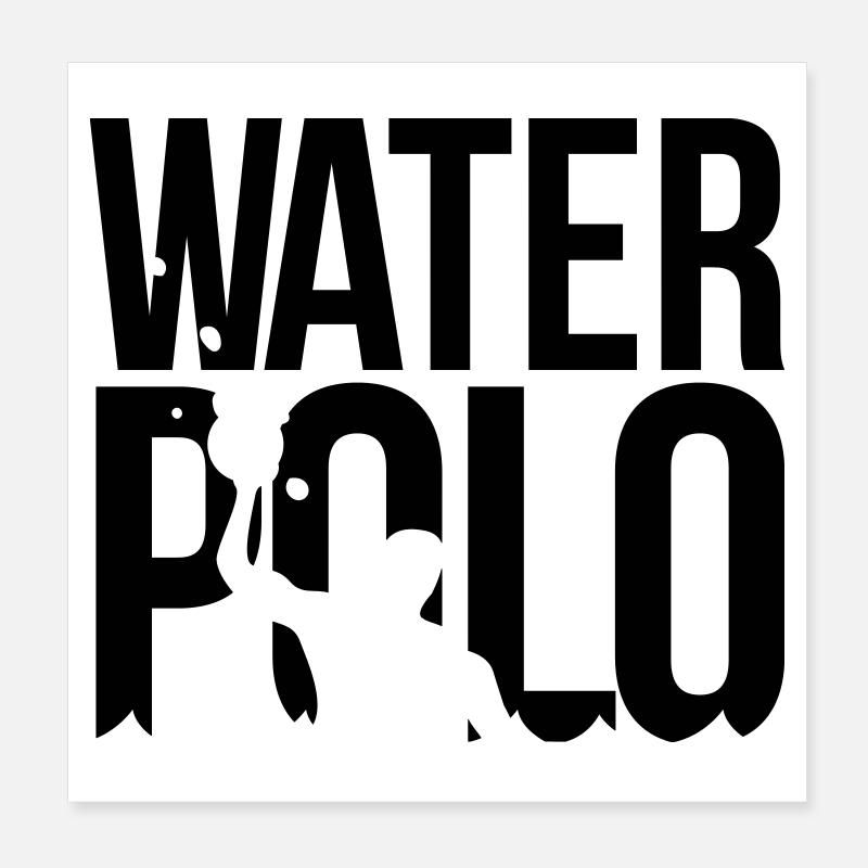waterpolo Poster 8" x 8" (20x20 cm)
