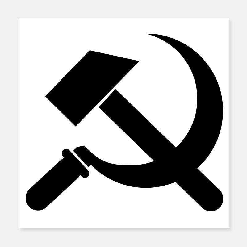 communisme Poster 20 x 20 cm