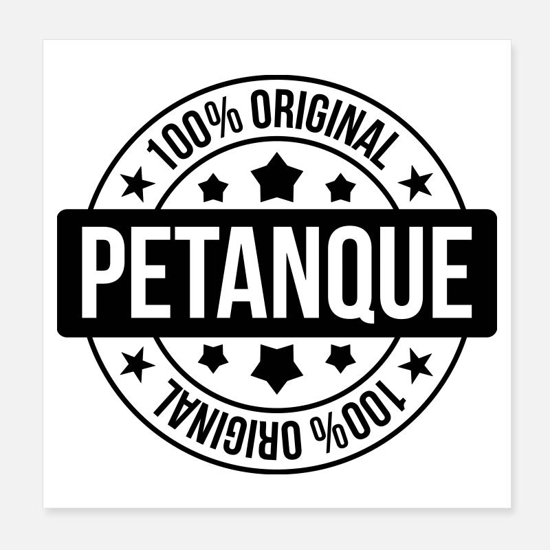 Petanque / Boules / Sport / Game / Pastis Poster 8" x 8" (20x20 cm)