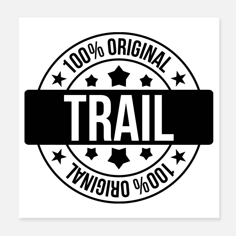 Running / Jogging / Run / Trail / Sport Poster 8" x 8" (20x20 cm)