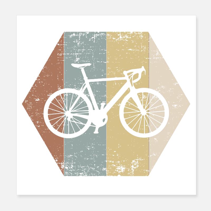 bicycle Poster 8" x 8" (20x20 cm)
