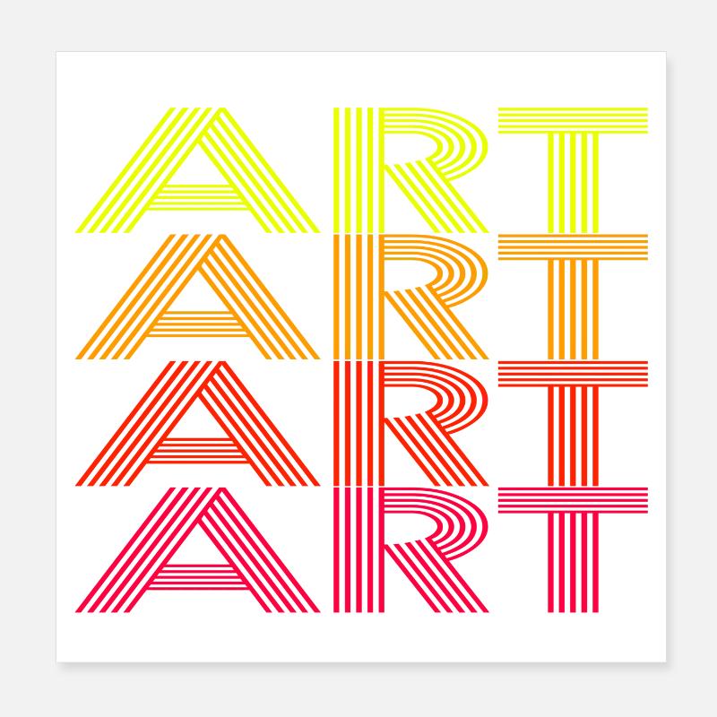 Art Poster 20x20 cm
