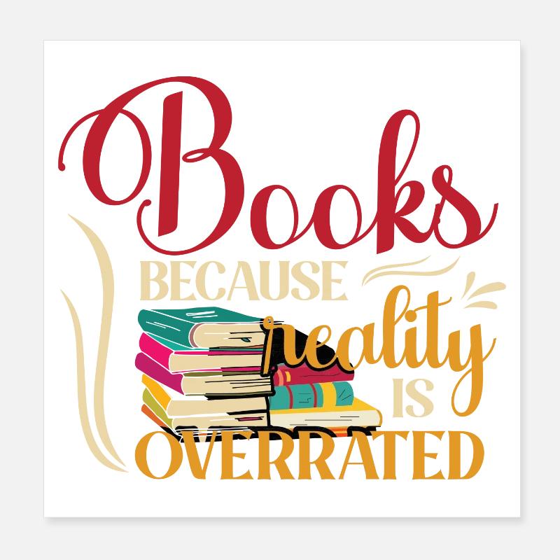 BooksInspiration Quotes Design Poster 8" x 8" (20x20 cm)