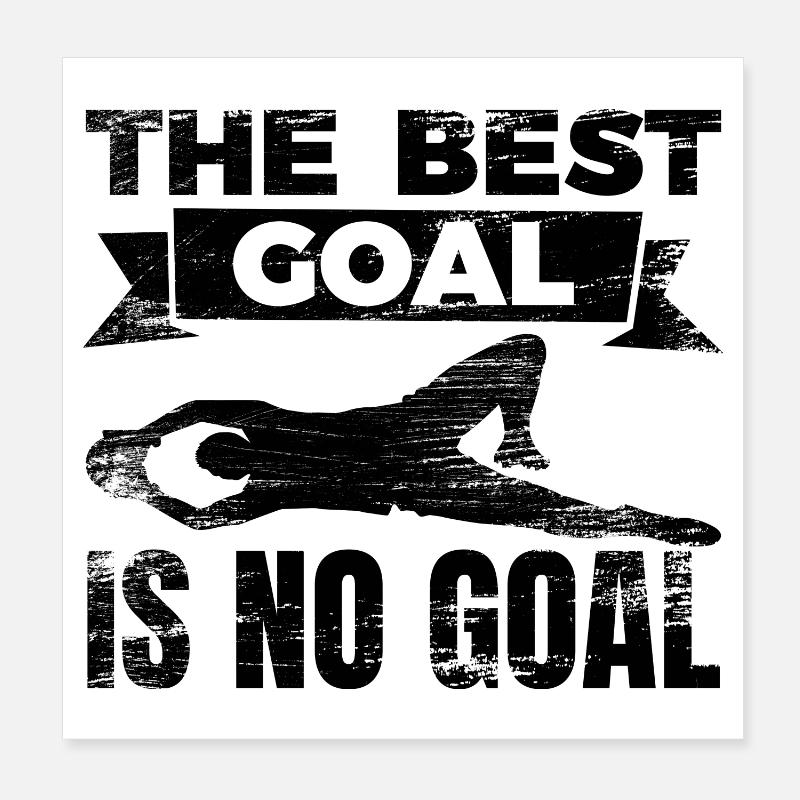 Le meilleur but est de ne pas encaisser de but Poster 20 x 20 cm