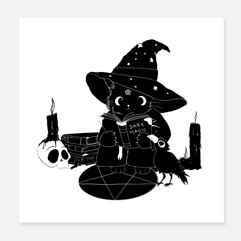 Dark Magic Poster 8" x 8" (20x20 cm)
