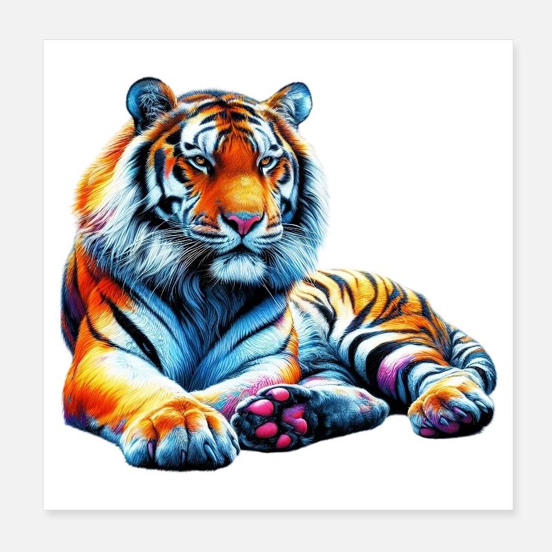 Tigre Poster 20 x 20 cm