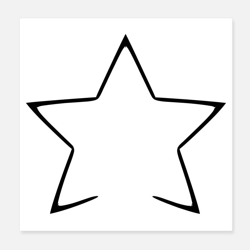 Celestial Starry Night Pattern Shirt Poster 8" x 8" (20x20 cm)