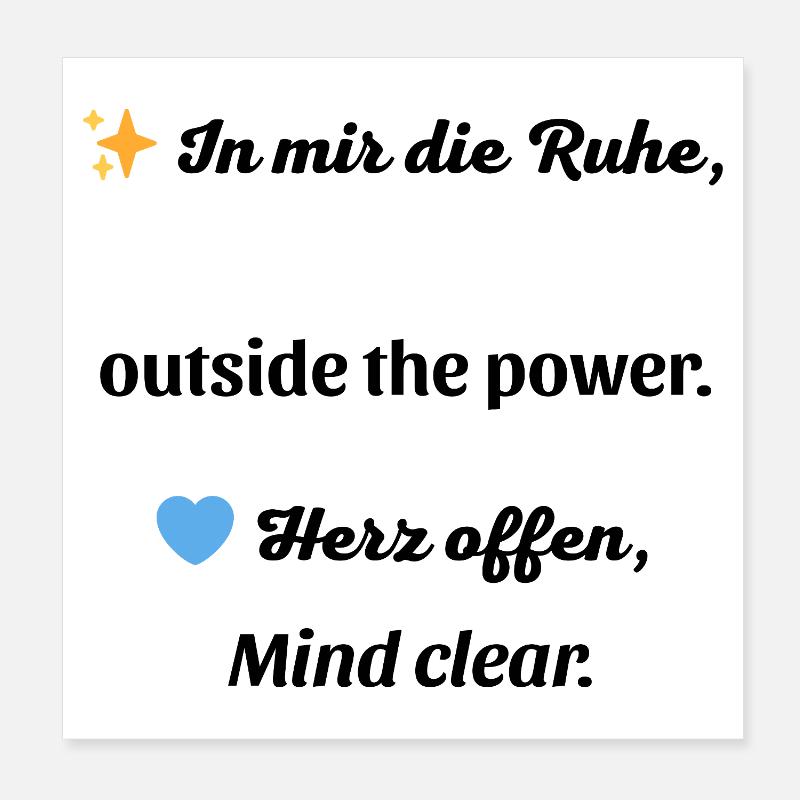 Outside the power Poster 8" x 8" (20x20 cm)