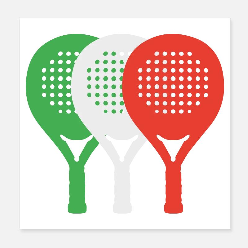 Padel-Italie2 Poster 20 x 20 cm