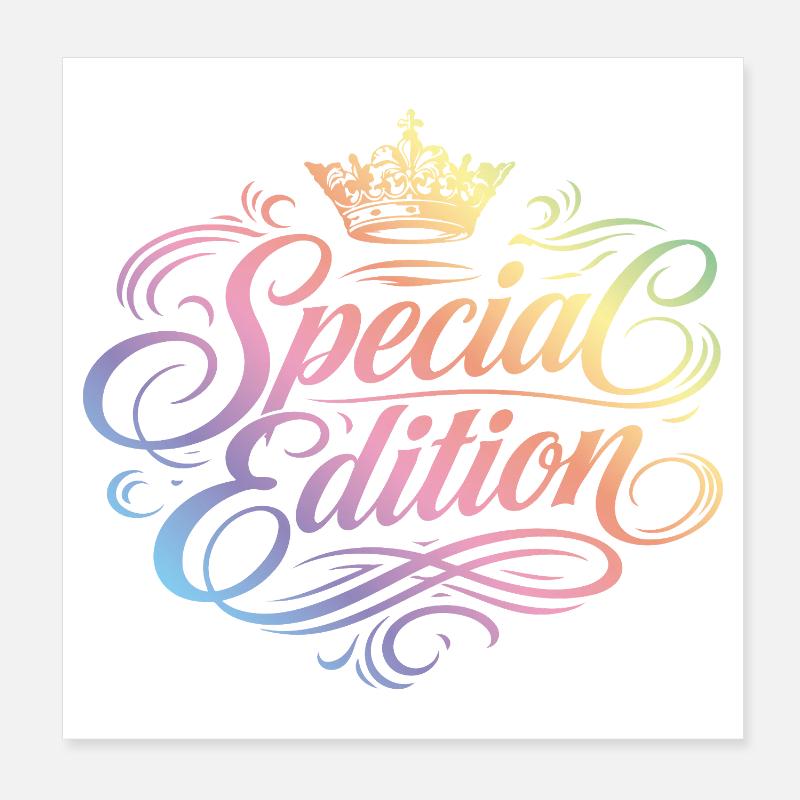 Special Edition Bunt Poster 20x20 cm