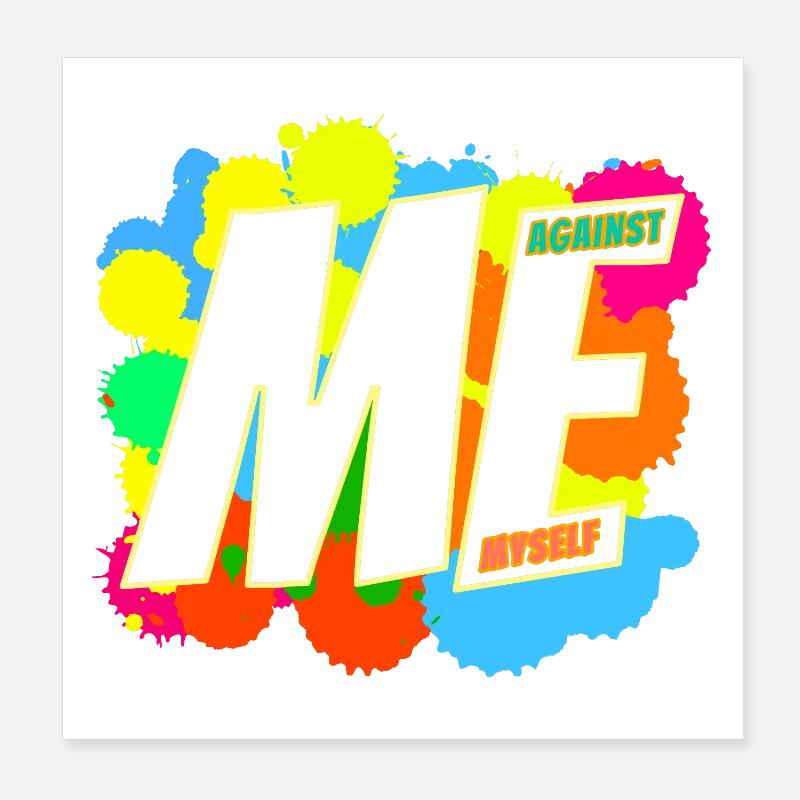 MOI & Moi-même Poster 20 x 20 cm