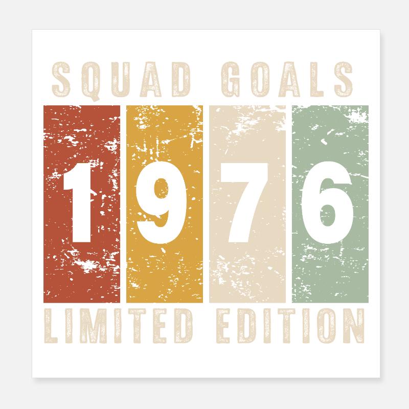 Jubiläum 1976 – 50 Jahre Poster 20x20 cm