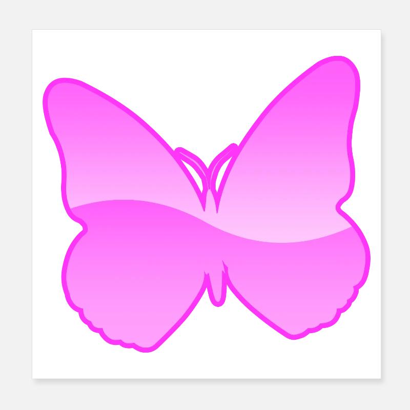 Schmetterling Poster 20x20 cm