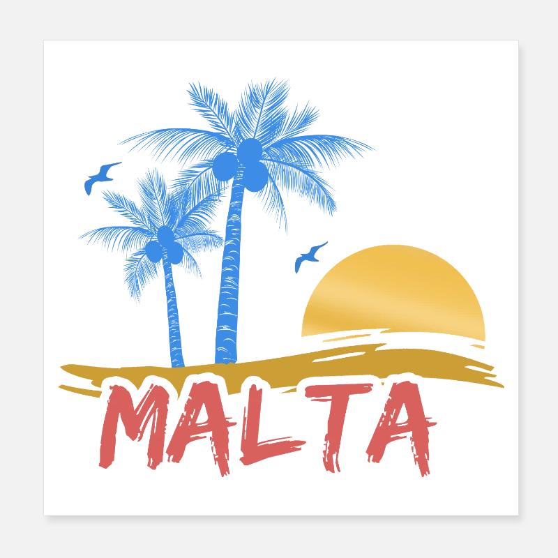 Malte Poster 20 x 20 cm