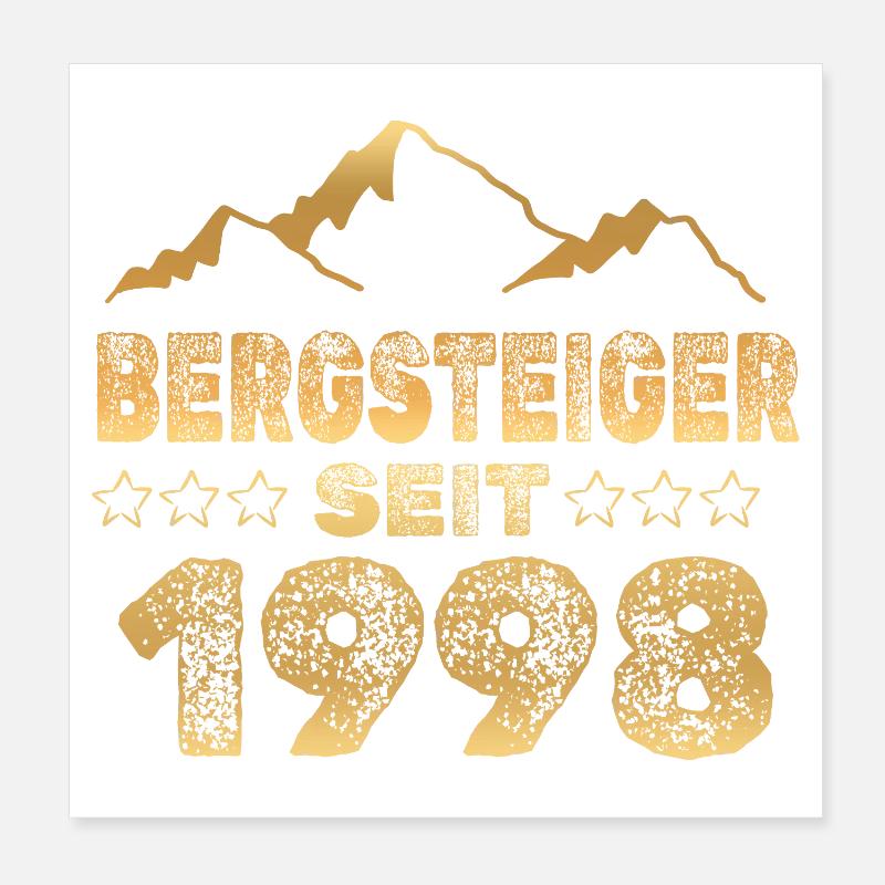 geboren 1998 Poster 20x20 cm
