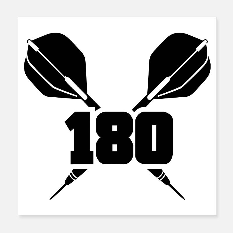 dart pfeil Poster 20x20 cm