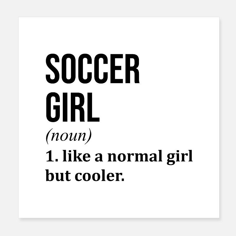 Fußball Poster 20x20 cm