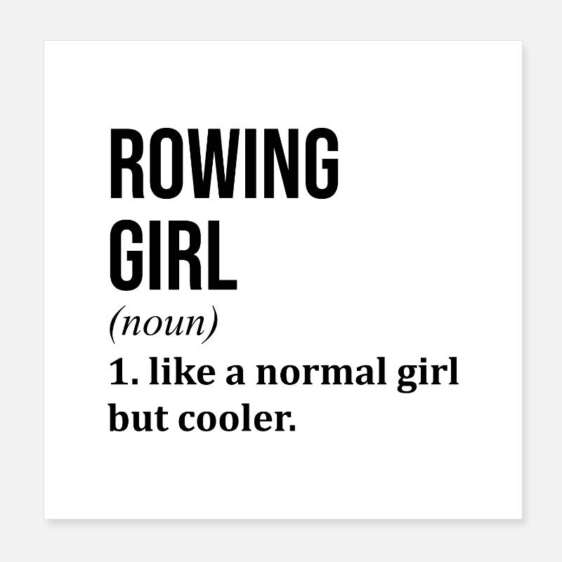 aviron Poster 20 x 20 cm