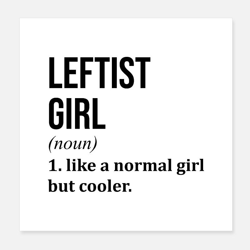 Linker Poster 20x20 cm