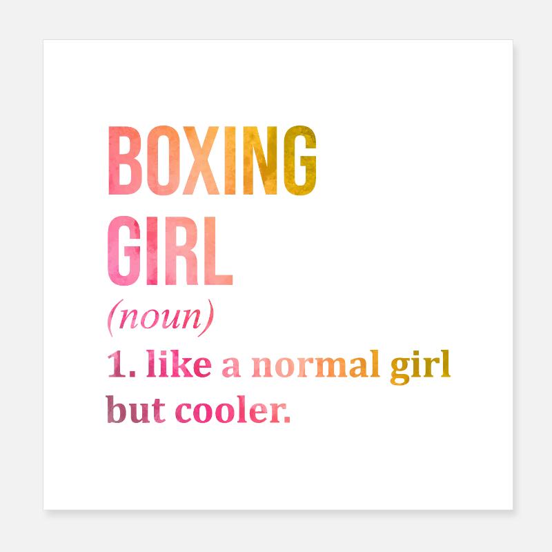 Boxen Poster 20x20 cm