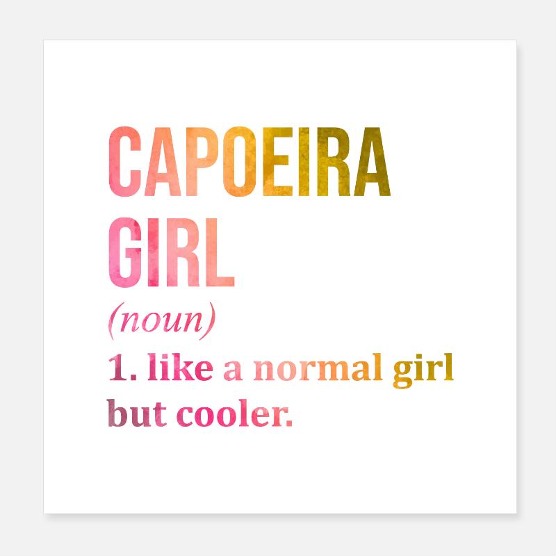 Capoeira Poster 20 x 20 cm