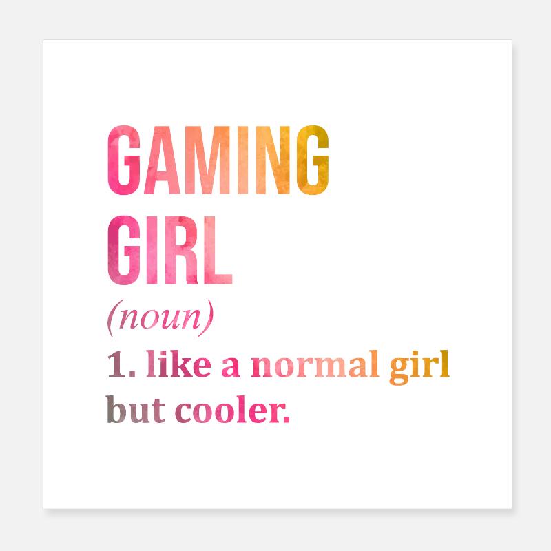 Game Poster 8" x 8" (20x20 cm)