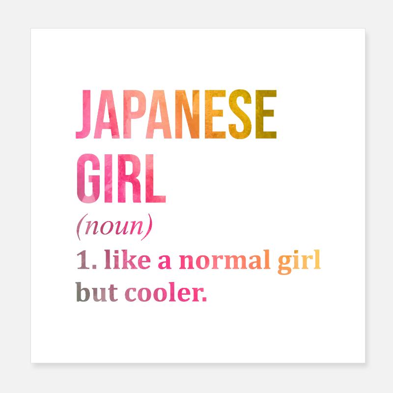 Japan Poster 20x20 cm