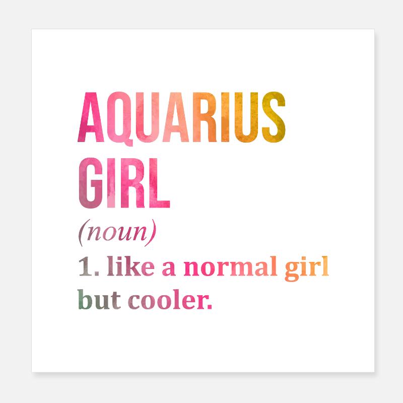 Wassermann Poster 20x20 cm