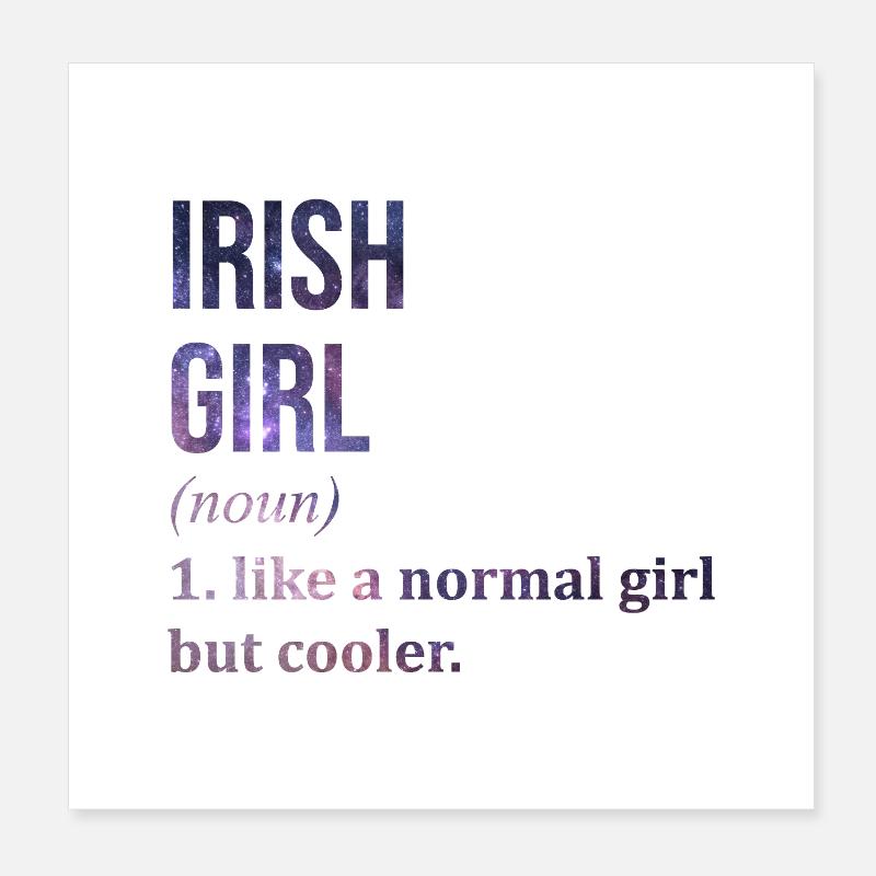 Irlande Poster 20 x 20 cm