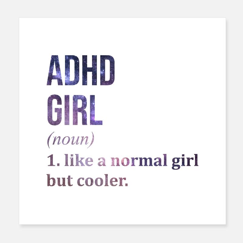 TDAH Poster 20 x 20 cm