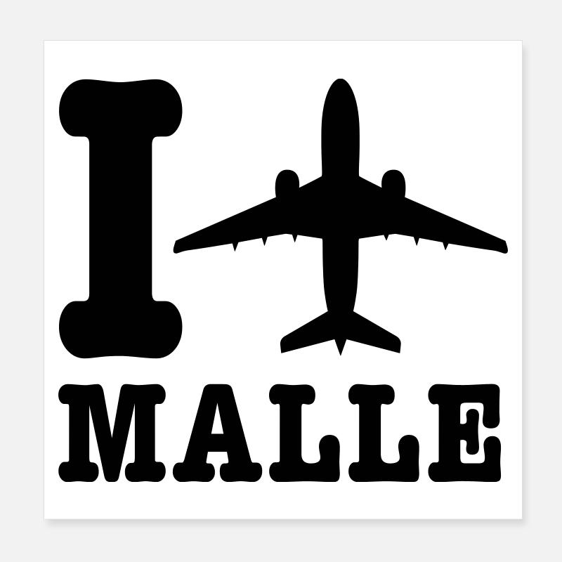 Majorca Holidays Poster 8" x 8" (20x20 cm)