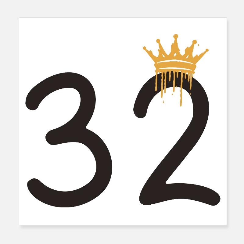 32 Poster 20 x 20 cm