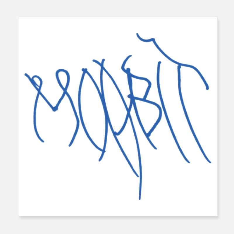 Geschenkidee für echte Moabiter Poster 20x20 cm