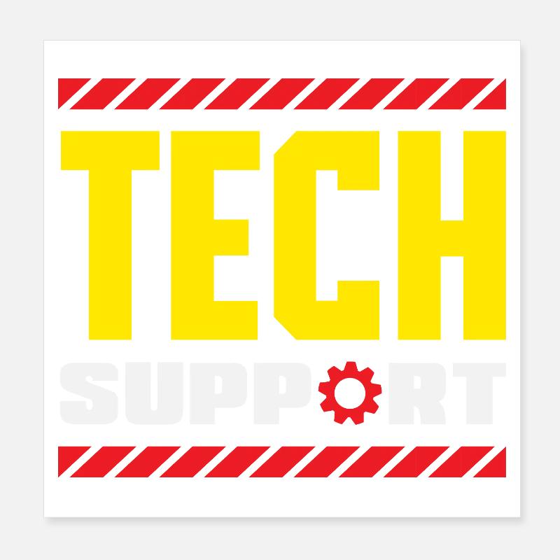 Support technique Équipement industriel Poster 20 x 20 cm