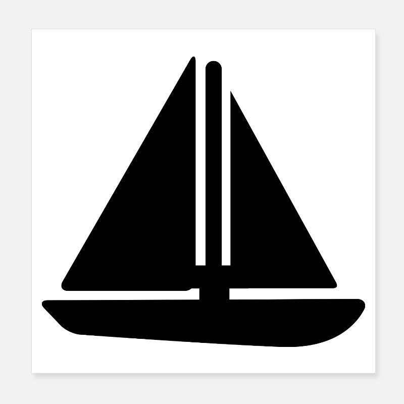 Sail Poster 8" x 8" (20x20 cm)