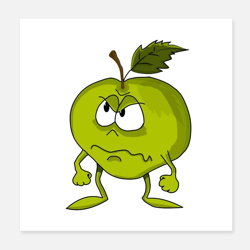 Pomme Poster 20 x 20 cm