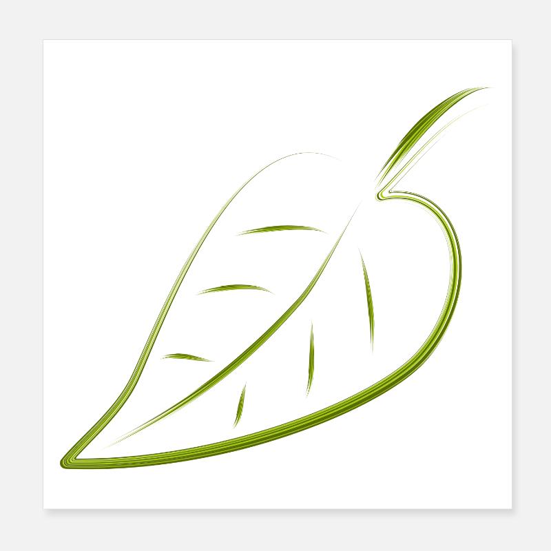 feuille Poster 20 x 20 cm