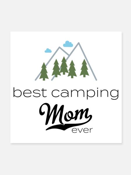 camper - Poster 8" x 8" (20x20 cm) - white - Front