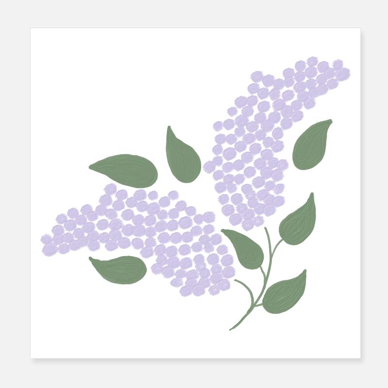Lilla Poster 20x20 cm