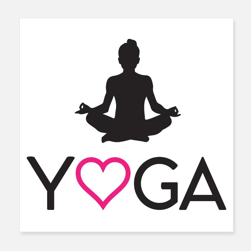 Joga Poster 20x20 cm