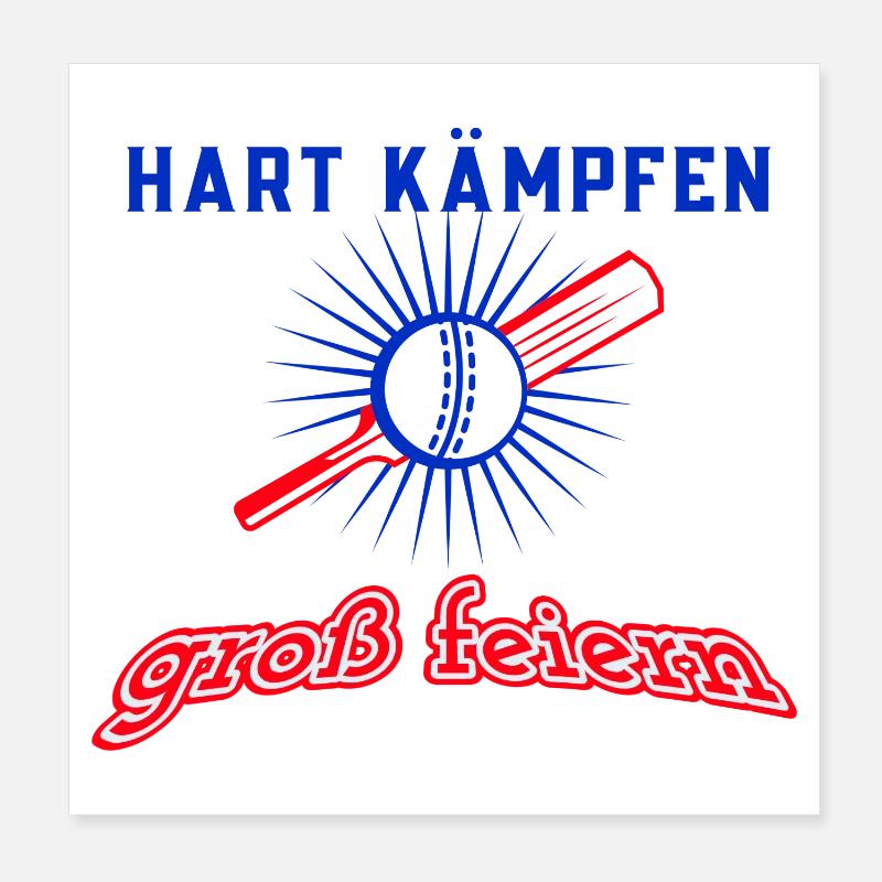 LUTTE ACHARNÉE Poster 20 x 20 cm