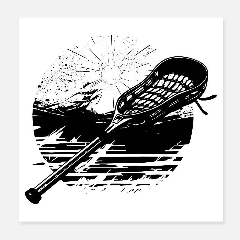 Bâtons de crosse Poster 20 x 20 cm